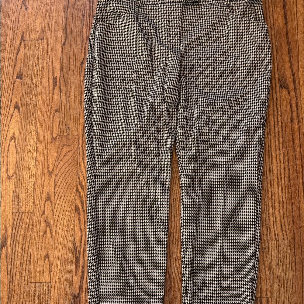 Express Black and White Houndstooth Pants